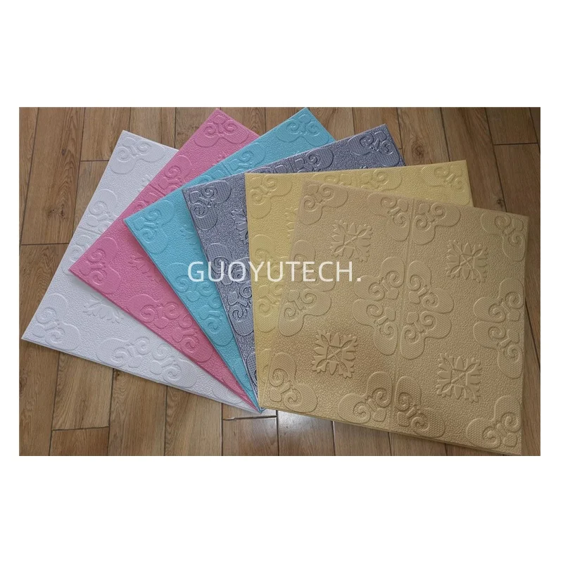 China Factory PE Foam Vinyl Sticker Brick Wall Paper Home Decoration Wall Stickers