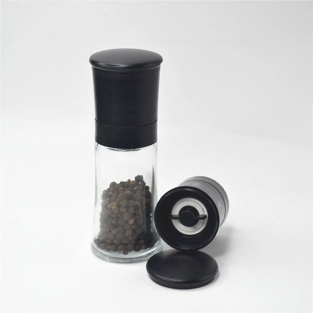 100ml Salt and Pepper Mills with Glass Bottle
