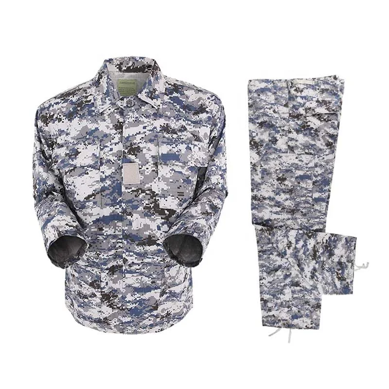 KMS High Quality Wholesale BDU Combat Guard Uniform Tactical Clothing Uniform Camouflage Tactical Uniform