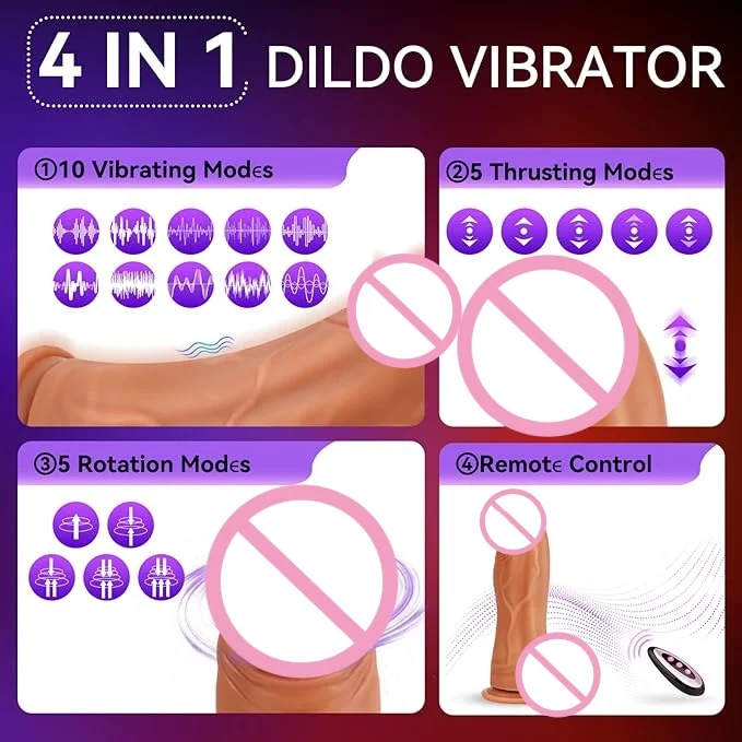 suction cup heated realistic vibrator anal stimulator thrust swing vibrating thick big dildos adult sensory sex toys for women
