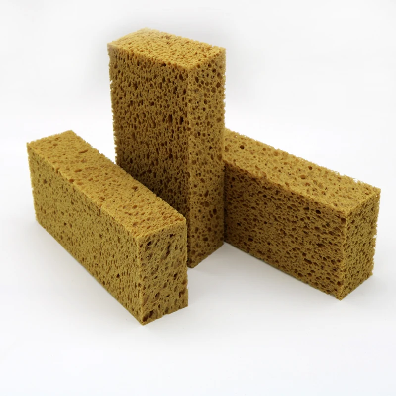 Wholesale Yellow Car Cleaning Wax Sponges Car Polish Wax Foam Sponges Pads for Car Cleaning  Sponges