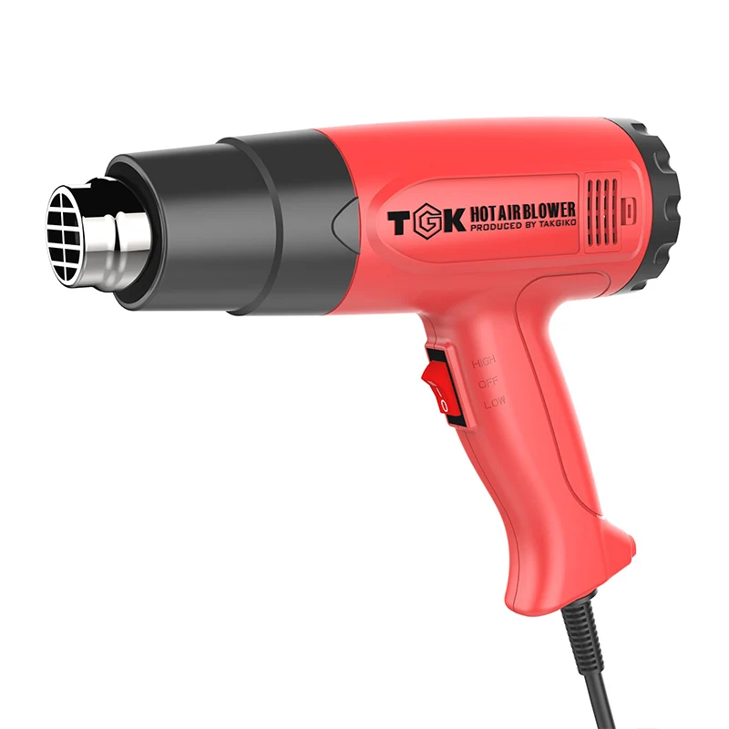  Портативный ручной тепловой пистолет HG3320ES 2000 Вт TGK для сварки ПВХ ЖК-дисплей с цифровым дисплеем температуры удаления краски 2000W ТГК портативный сварочный вентилятор тепловые пушки цифровой преобразователь