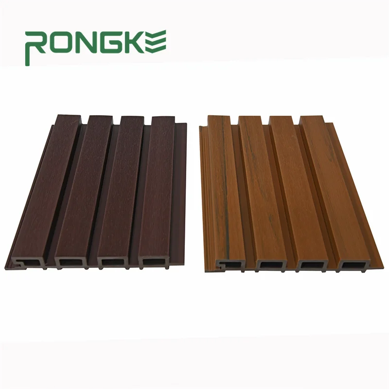 Decorative outdoor wpc wall cladding exterior louver panel ceiling