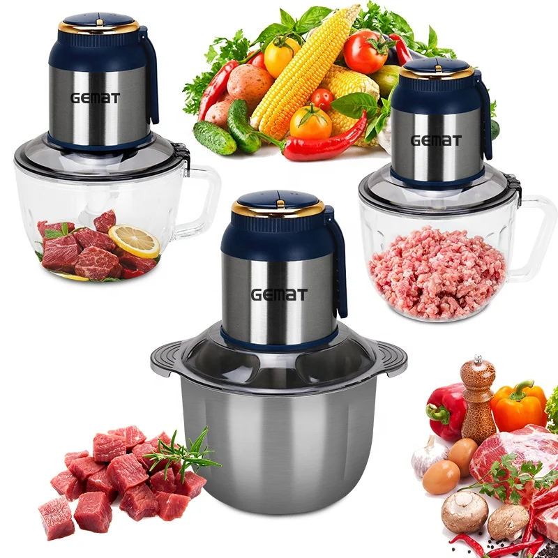 2L 3L 5L multifunctional meat chopper 800w pounded yam machine fufu pounder high power quality meat grinder