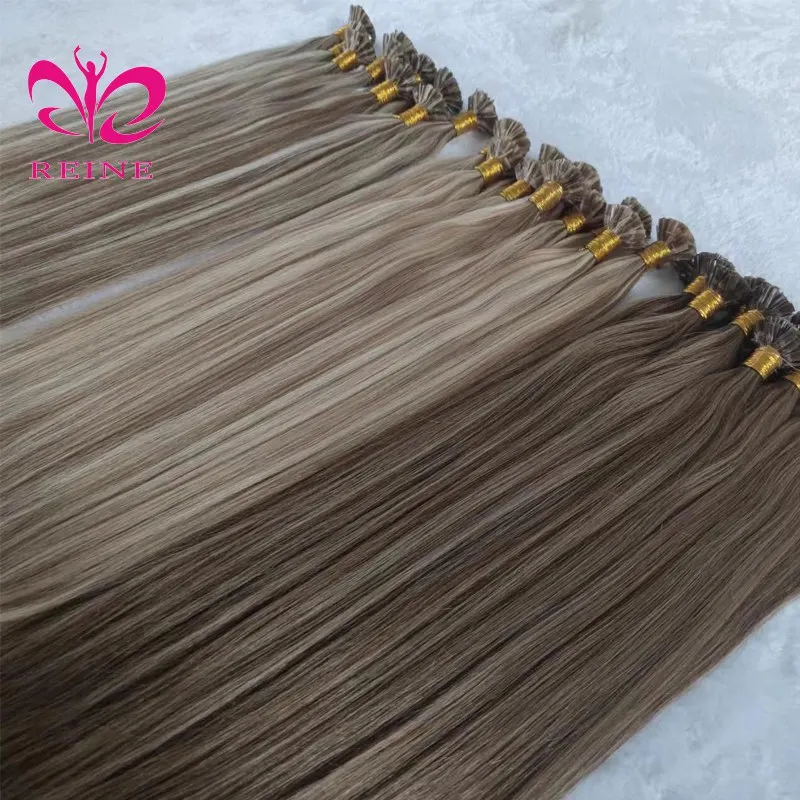 Wholesale One Donor Health Unprocessed Raw Vietnamese Virgin Cuticle Aligned Hair, Straight itip Hair Extensions