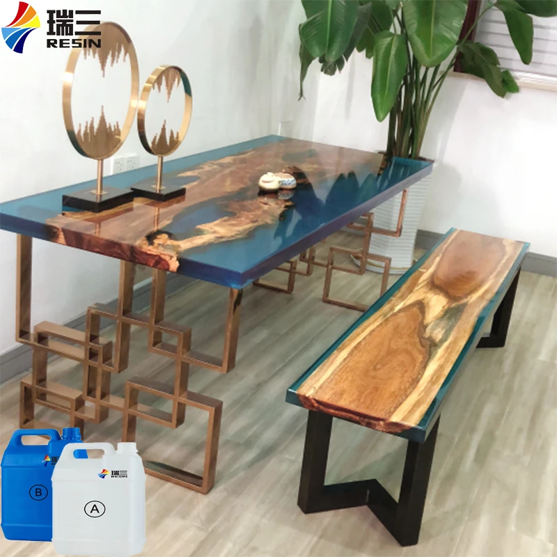 Casting Epoxy Resin for Wooden Table and Furniture