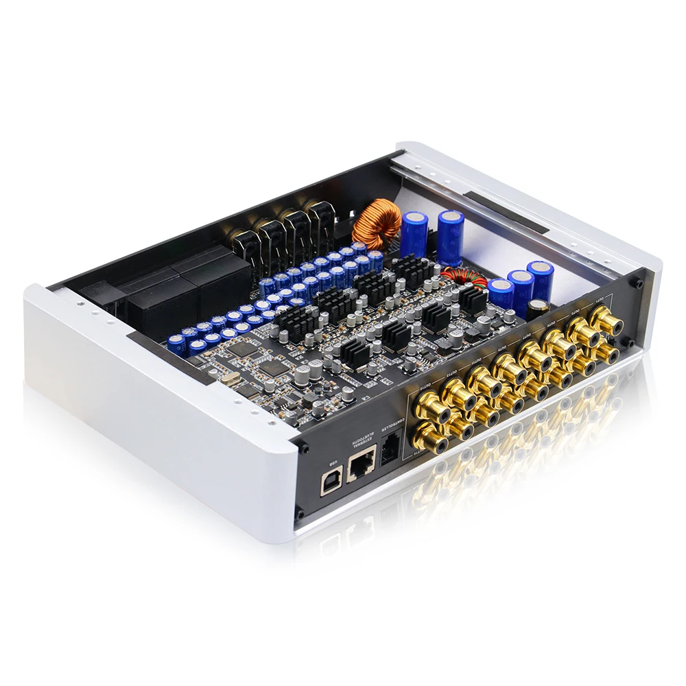 TP-DSP16 Teampie super quality car audio DSP 8 in 16 out with controller and Bluetooth