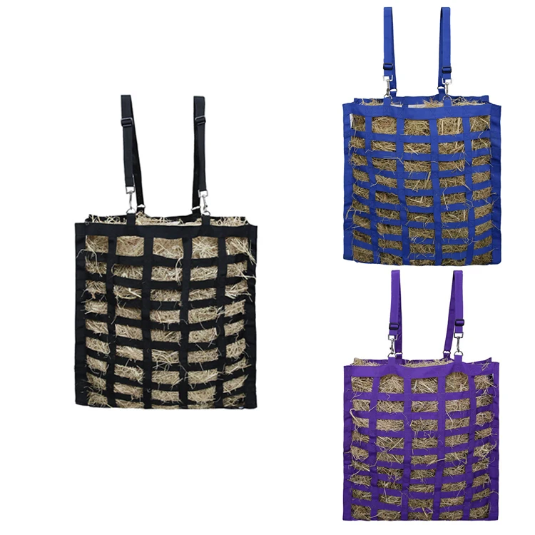 Durable Four Sided Slow Feed Horse Hay Bags with