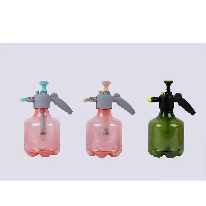 3L new water transparent watering pot pump type high pressure vent valve nozzle garden sprayer