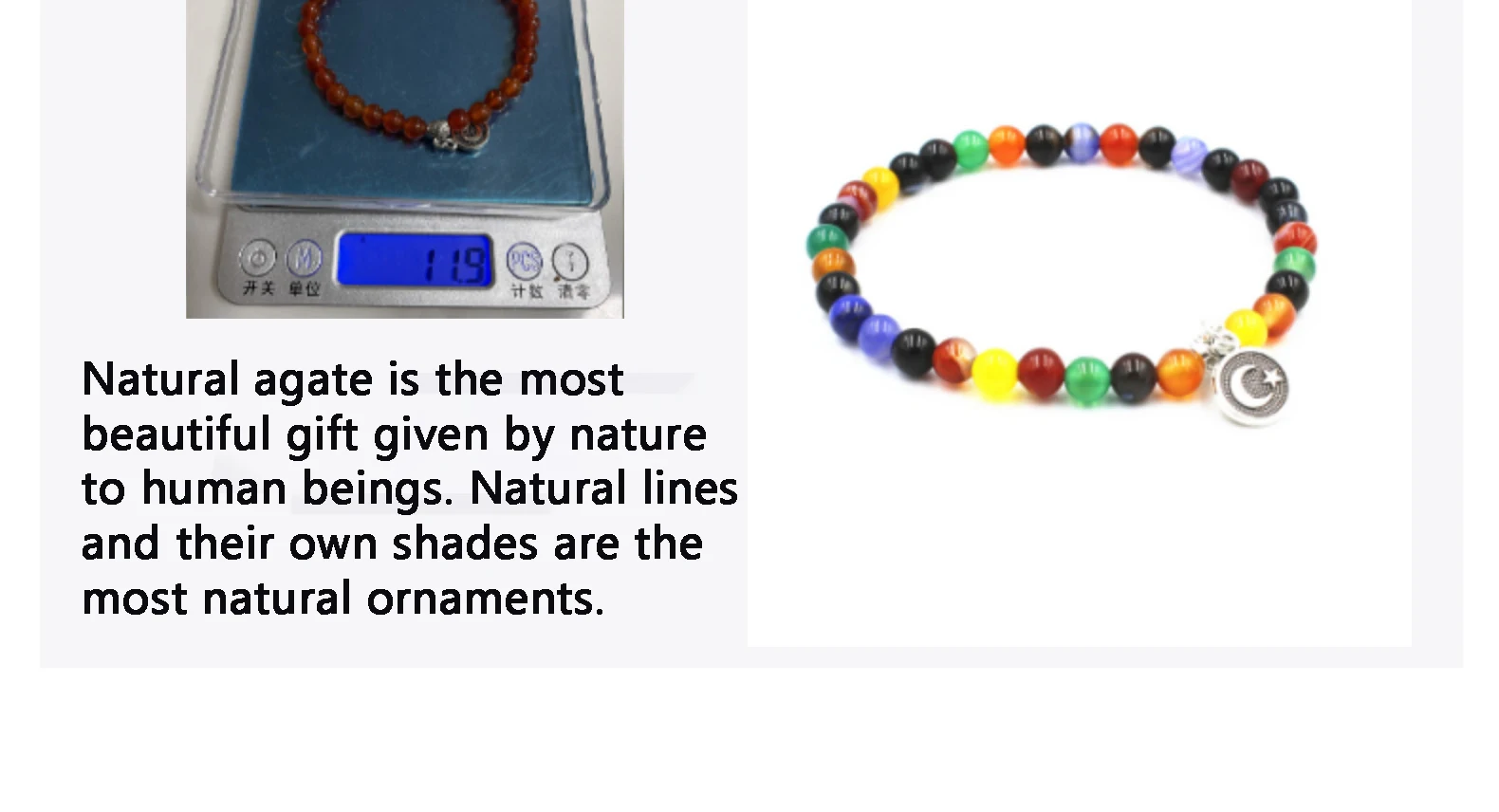 2024 Customizable 33pcs 6mm Agate Natural Stone Tasbih Jewelry-6mm Elastic String Bracelets Muslim Islamic Rosary Prayer Beads