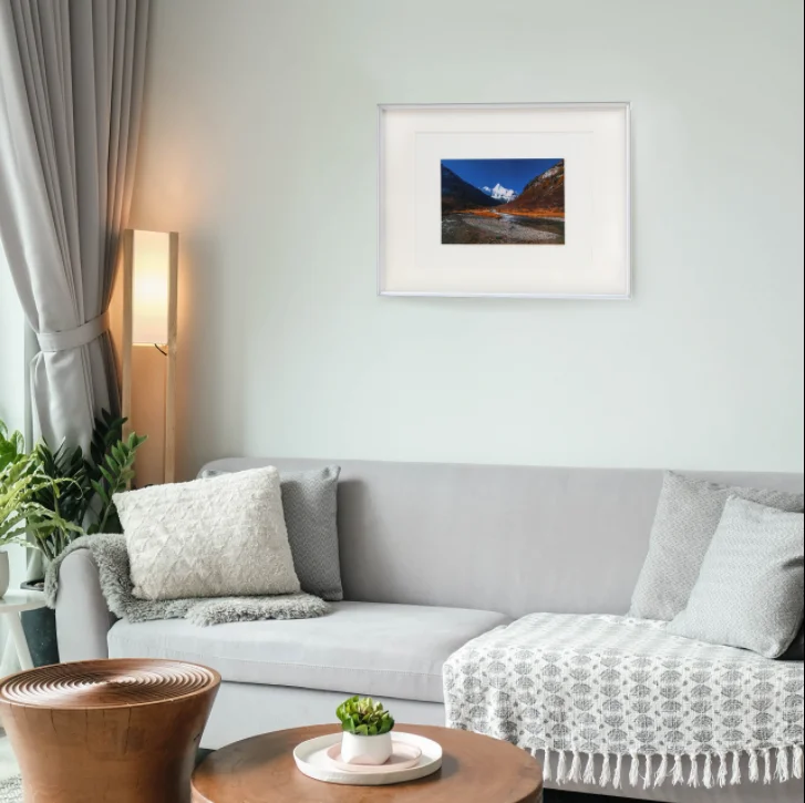 Decoration painting picture frame A1 A2 A3 A4 marcos para fotos white black gold frame aluminium square picture frame