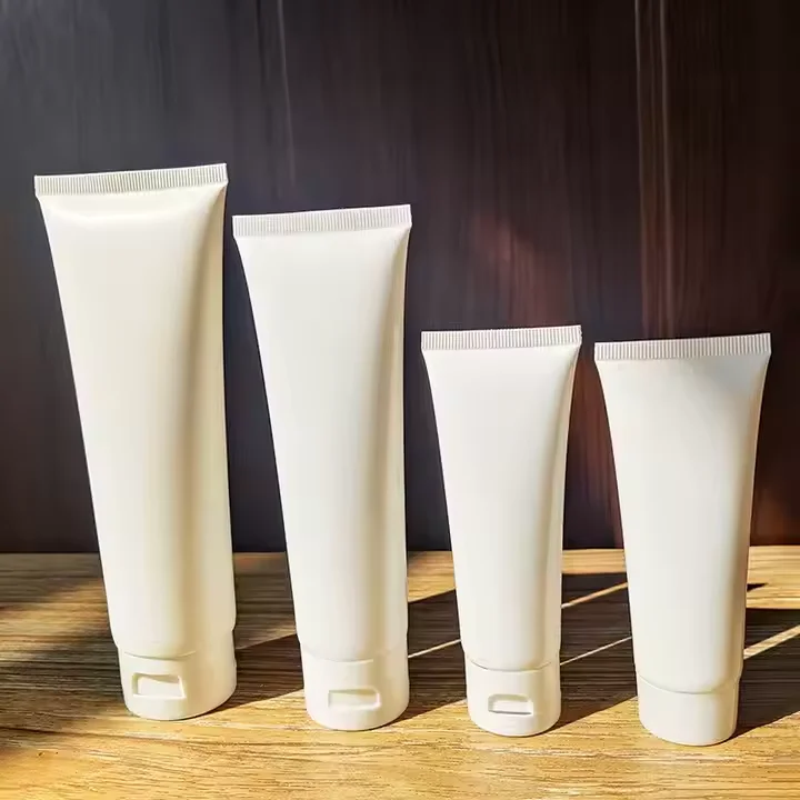 Stock 3-400g Plastic Cosmetic Eye Cream Shampoo Sub-Pack Inverted Squeeze Bottle Facial Cleanser Trial Pack Screen Printed
