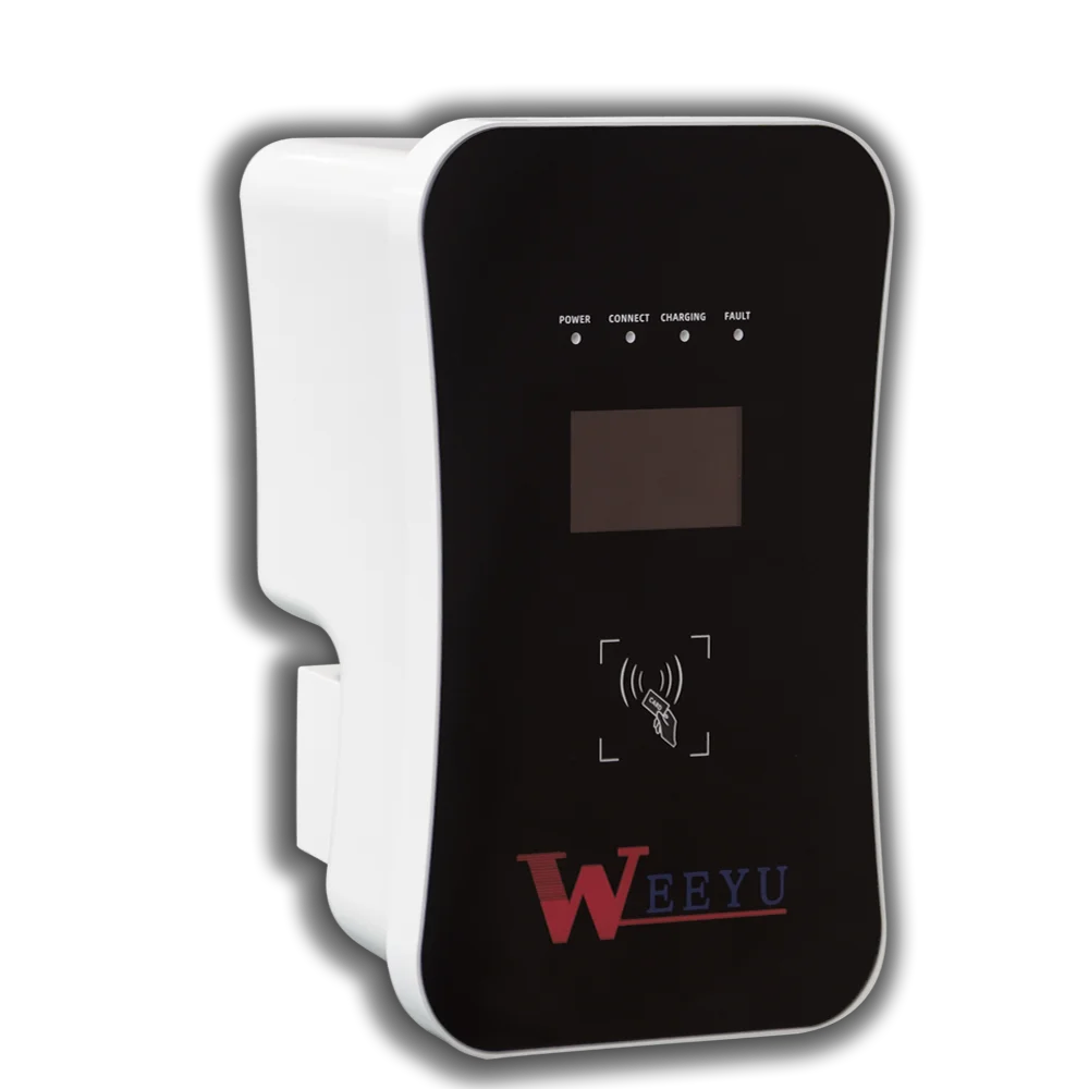 IP54 Type2 Wallbox 16a 32a безопасная EV зарядная станция электромобиля с разъемом
