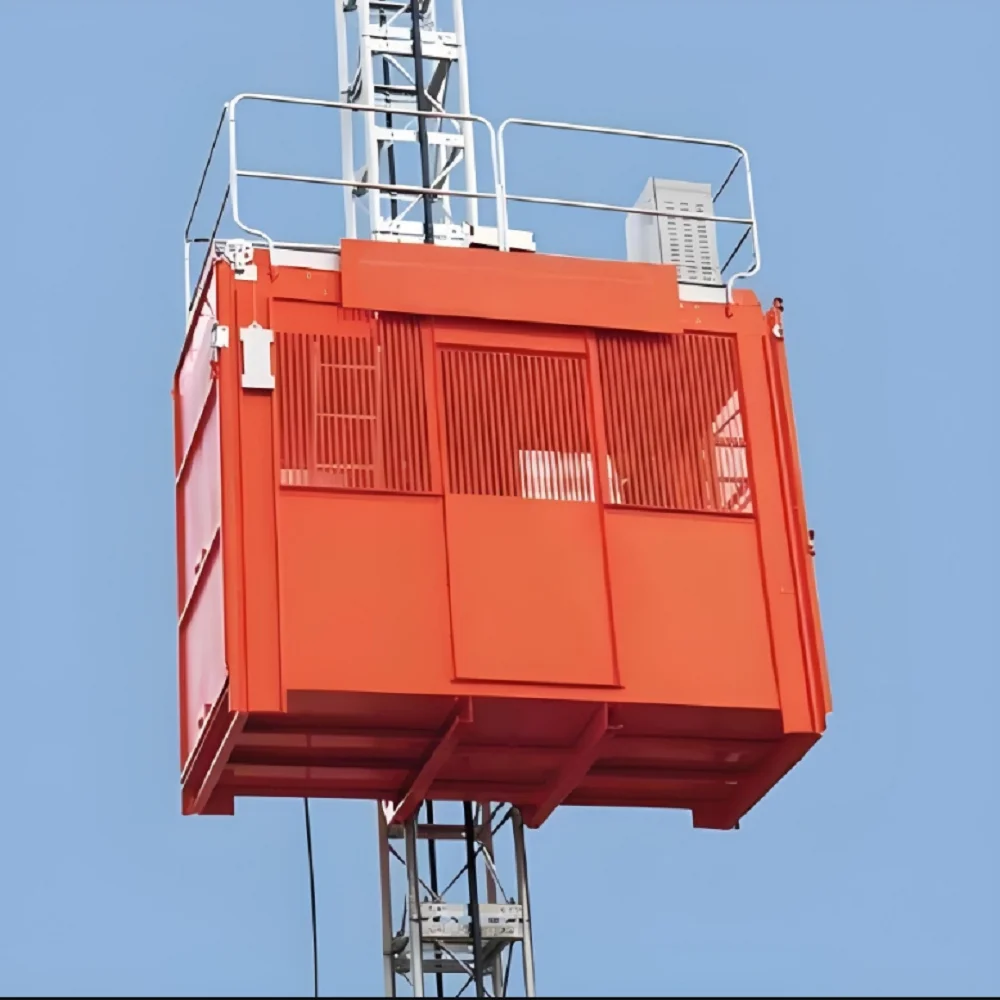 Reliable Electric Construction Hoist/Lifter Core Components-Engine Motor Gear Industrial Sites New/Used Construction Elevator