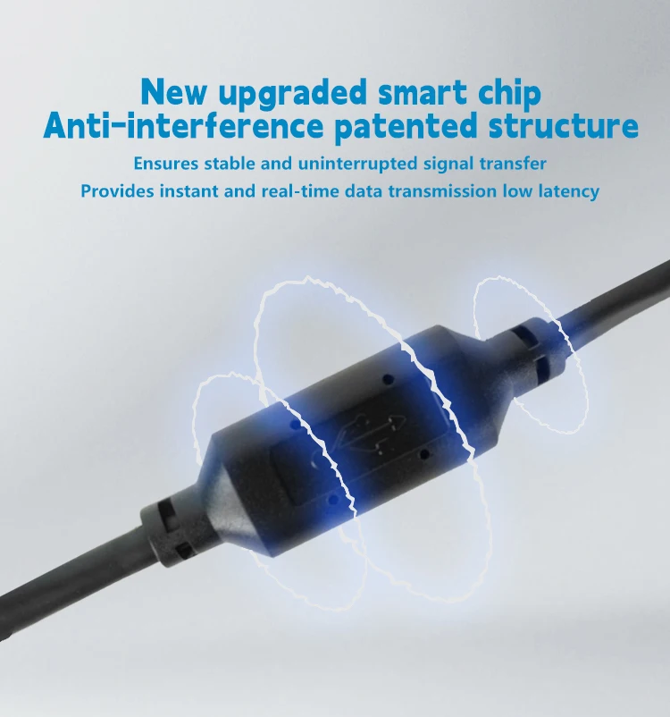 USB Extension Cable 16FT USB 3.0 Male to Female USB Extension Cord High Data Transfer Compatible with live broadcast