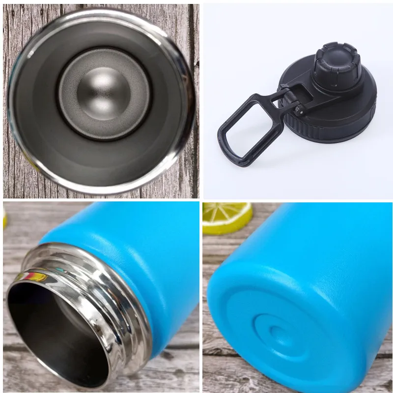 Portable Outdoor Sport Wide Mouth Stainless Steel 40 oz Insulated Water Bottle