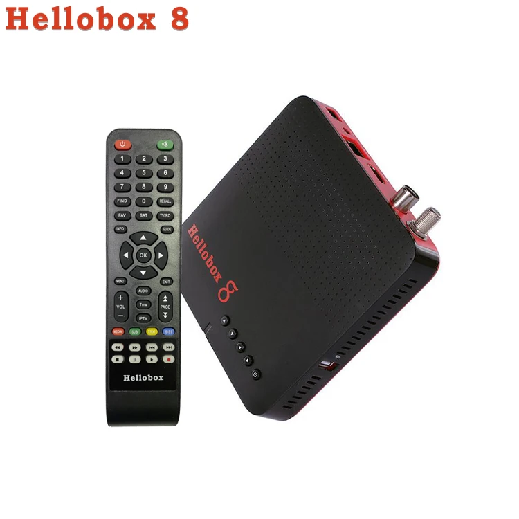  H.265-цифра спутниковый телевизионный ресивер DVB-T2 DVB-S2 комбо Hellobox 8 Поддержка автоматического Powervu Biss Xtream IPTV CCCam афера