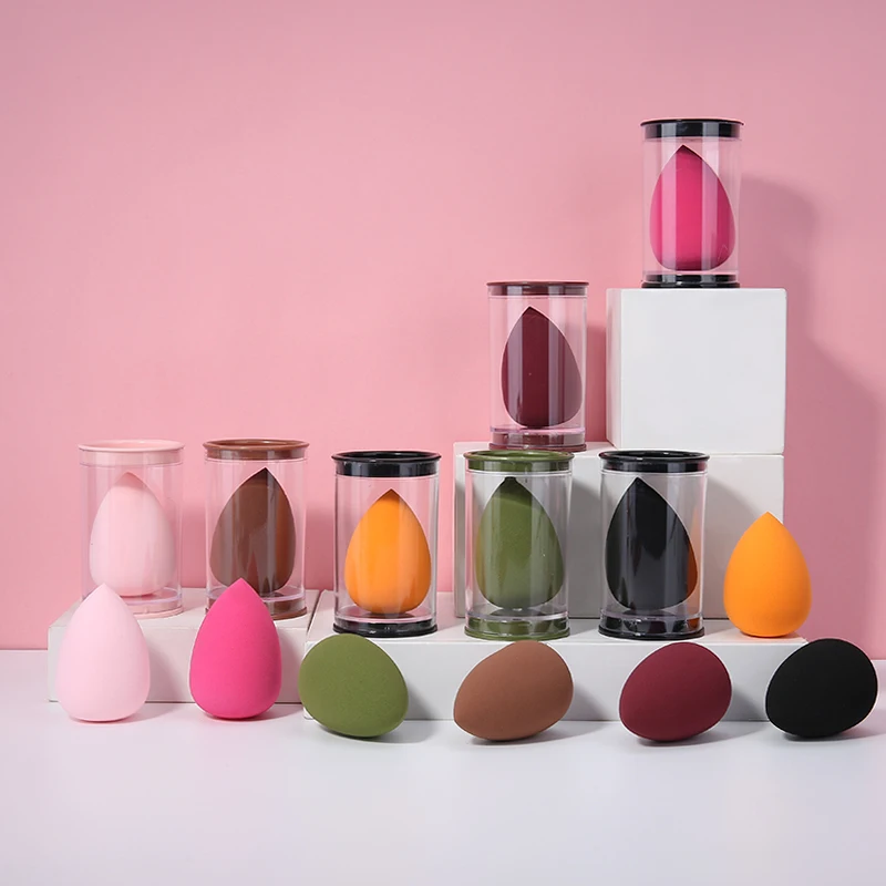 Lameila Diamond Big Egg Soft Makeup Sponge Blender Puff Pink Beauty Sponge Blender Sponge Packaging Box Yf137
