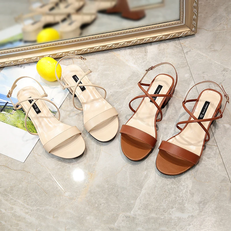 Женская обувь элегантная обувь на широком женские босоножки нет. A-68