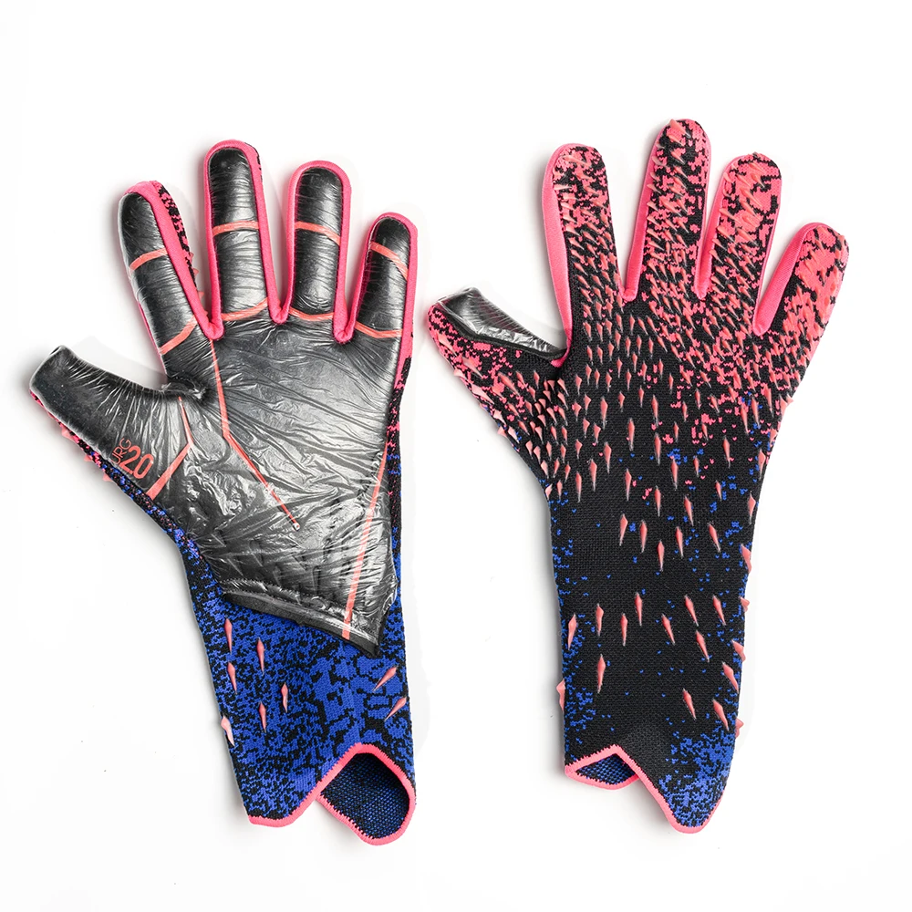 Soccer Goalkeeper Gloves Wholesale Kids Adults Size Professional Thick Soccer Goalie Gloves With Finger Protection