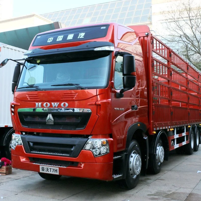 24-Hour Online After-Sales Service New Howo 8X4  Commercial Heavy Cargo Truck Top Quality Cheap  Cargo Trucks