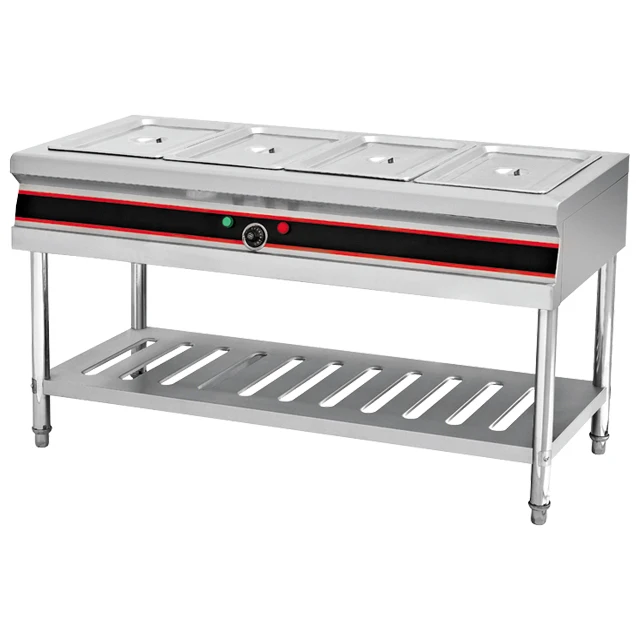 Dubai Restaurant Used Electric Buffet Bain Marie Food Warmer Buffet Equipment/hot Food Display Warming Showcase Server Factory
