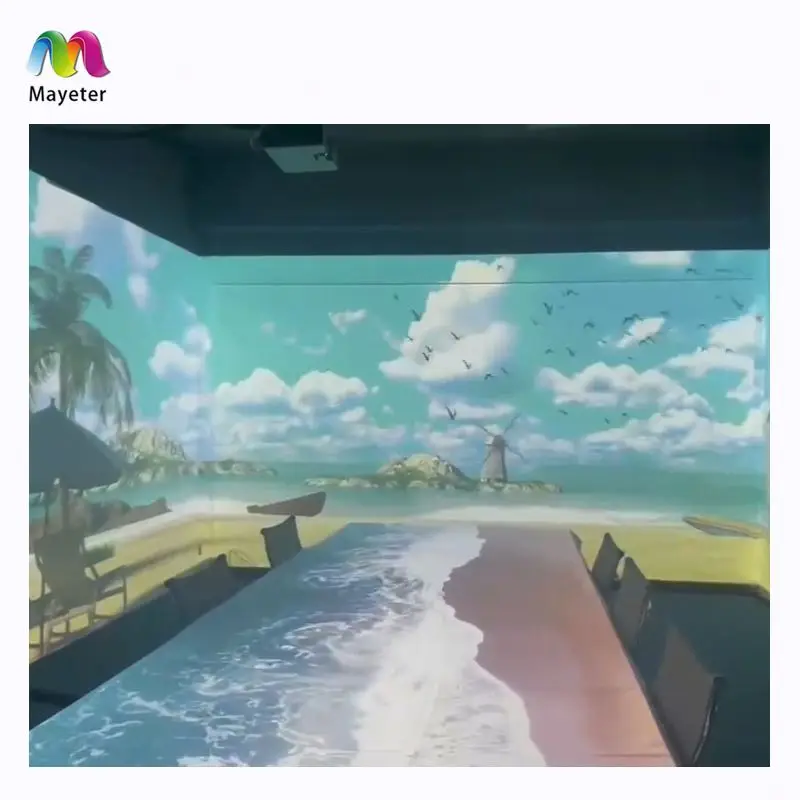 Горячая Распродажа 3D голографический проектор голограммы интерактивное программное обеспечение для проекции стен/пола с