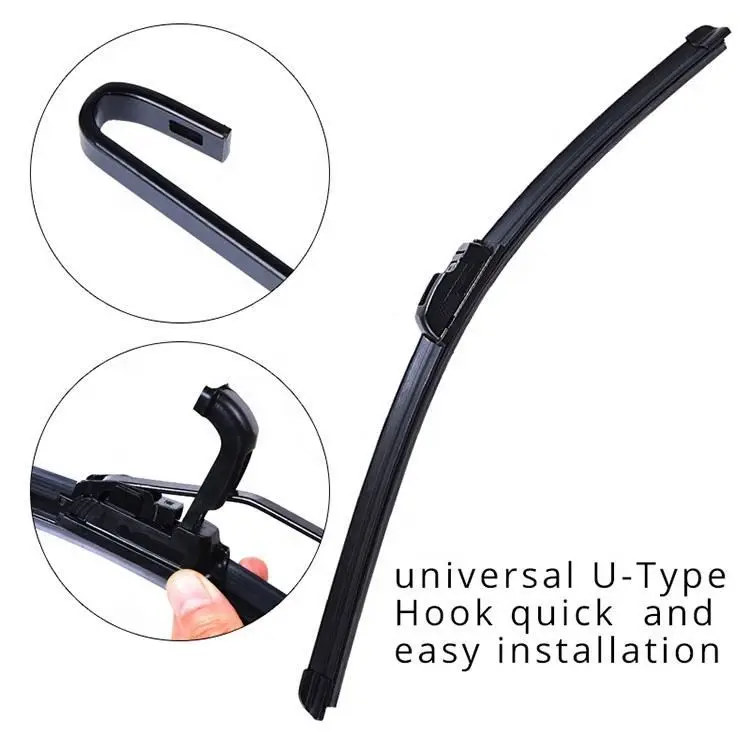 Conventional wiper,U-Hook  Frame windshield car glass wiper