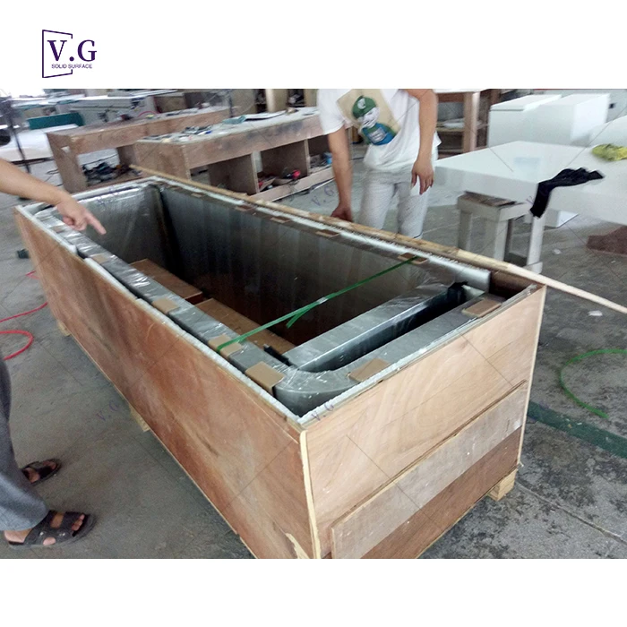 High-end large conference table 2.4m custom marble stone u shaped conference tables