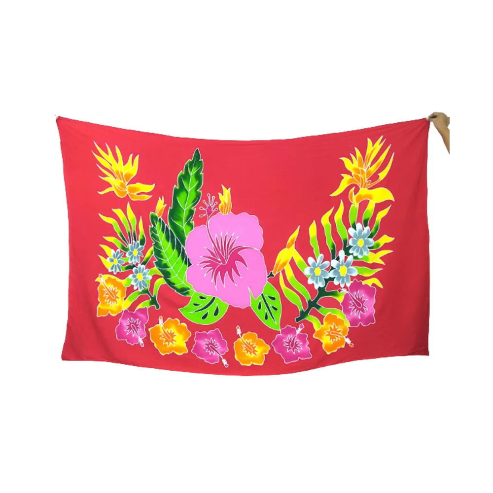 Indonesian Sarong Batik 100% Rayon Material High Quality & Premium Design OEM Support Wholesale Reasonable Price For Women Cloth