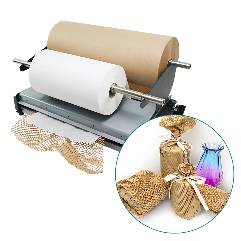 WiAIR HC20 Honeycomb Kraft Paper Dispenser Automatic Buffer Filling Honeycomb Paper Machine