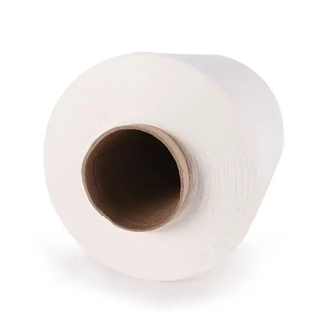 100% Pure Cotton Knitting Blended Yarn Recycled Open End 10/1s 12/1s 20/1s Dyed Filament Pattern for Sewing Socks Fabric