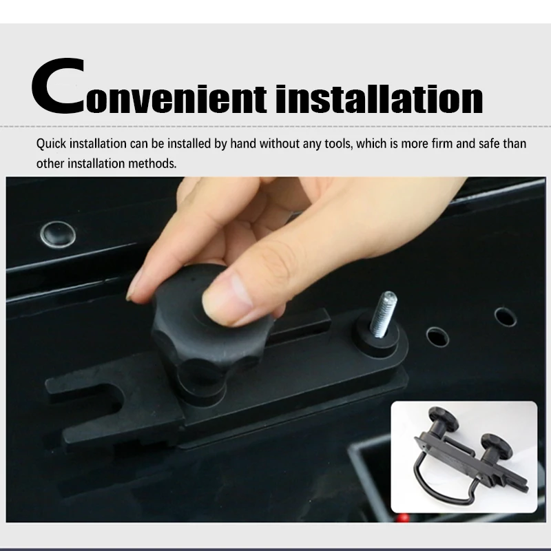 Tool-Free Install Waterproof ABS Roof Top Mount Car Storage Travel Luggage Boxes Roof Box with Security Keys