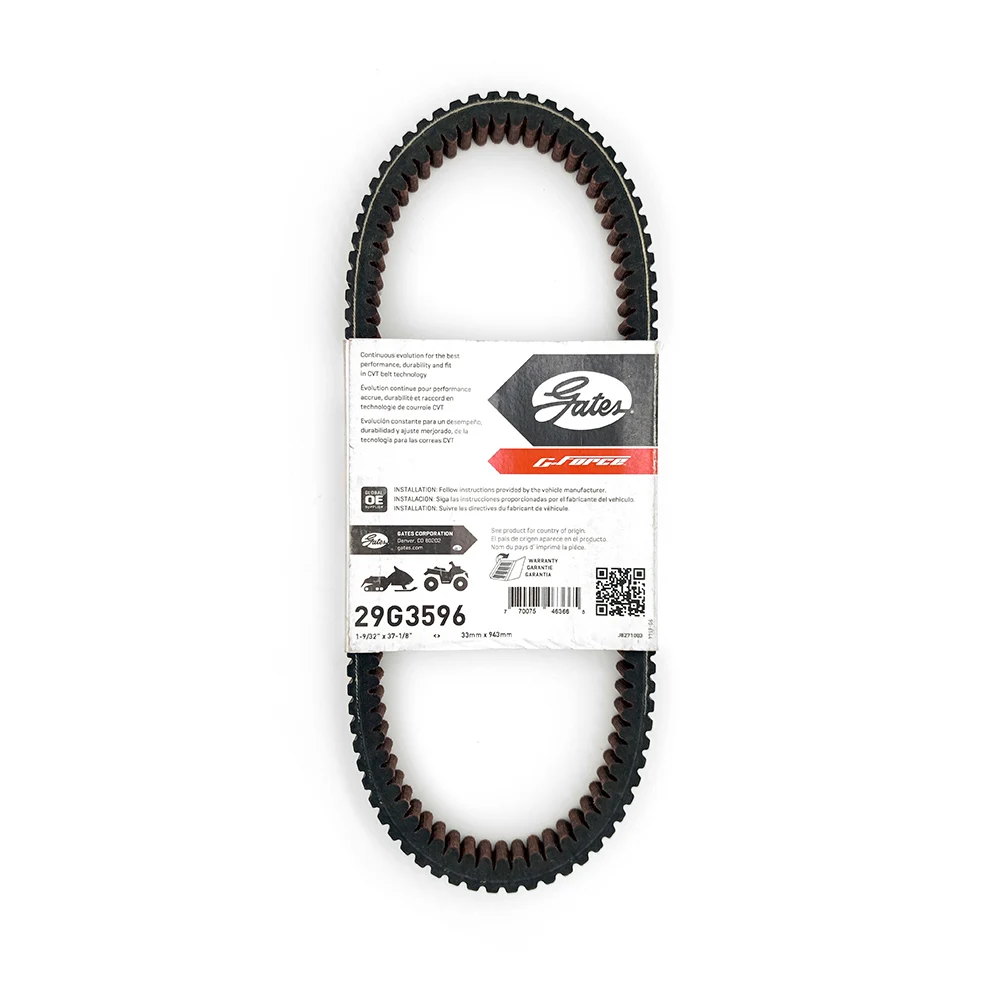 Gates G-Force 29G3596 Continuously Variable Transmission ATV/snowmobile  Belt for YAMAHA Grizzly550/600/660/700
