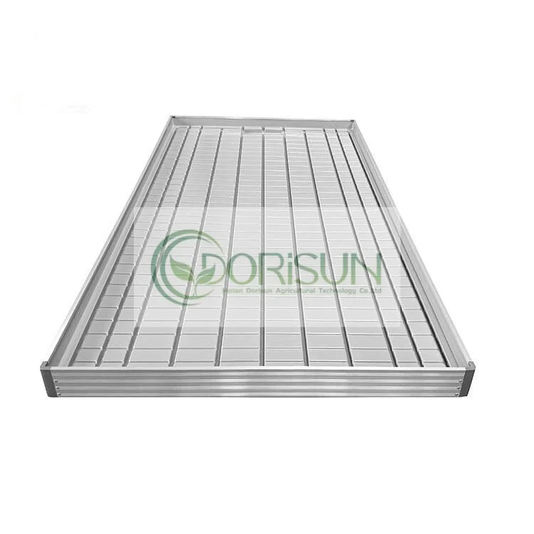 High quality vegetable seedling plastic nursery rolling bench tray for sale