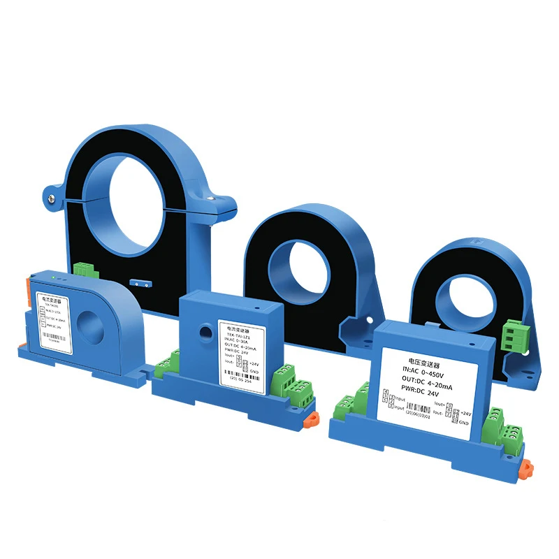 hall effect analog output 48v dc leakage current voltage sensor / 5v ac residual current isolation transducer