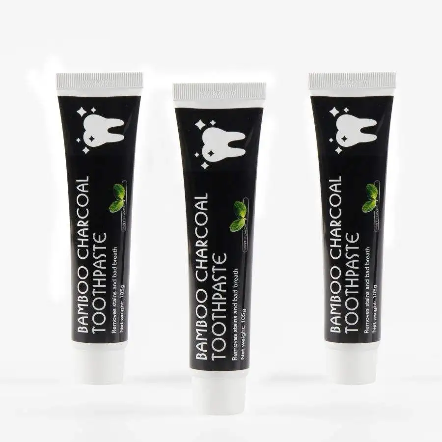Activated Bamboo Charcoal Whitening Toothpaste with Natural Mint Freshness and Detoxifying Properties
