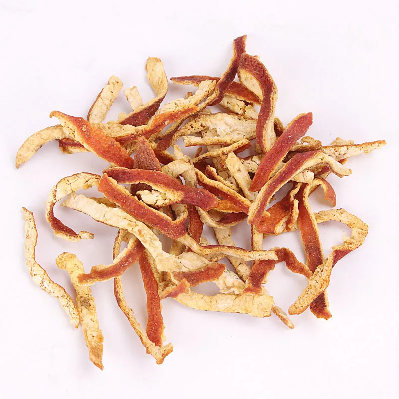 Лучшая цена сухая кожура мандарина, горячая Распродажа, одиночные специи, чай для похудения, сушеные ломтики апельсиновой кожуры