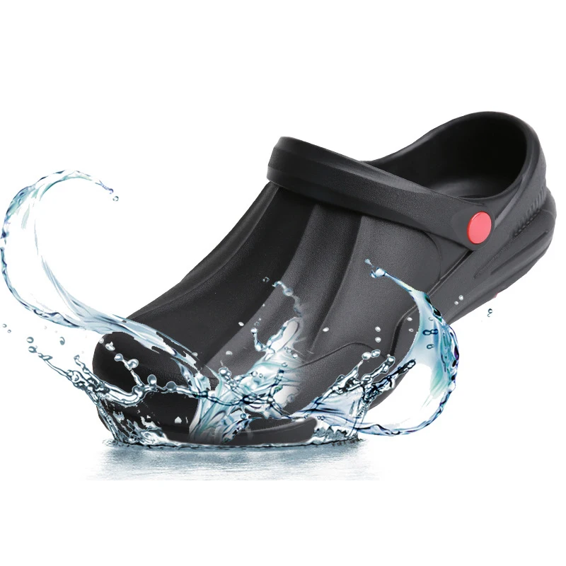 Unisex Food Industry Waterproof Anti Slip Oil Proof EVA Chef Clogs Hospital nurse shoes