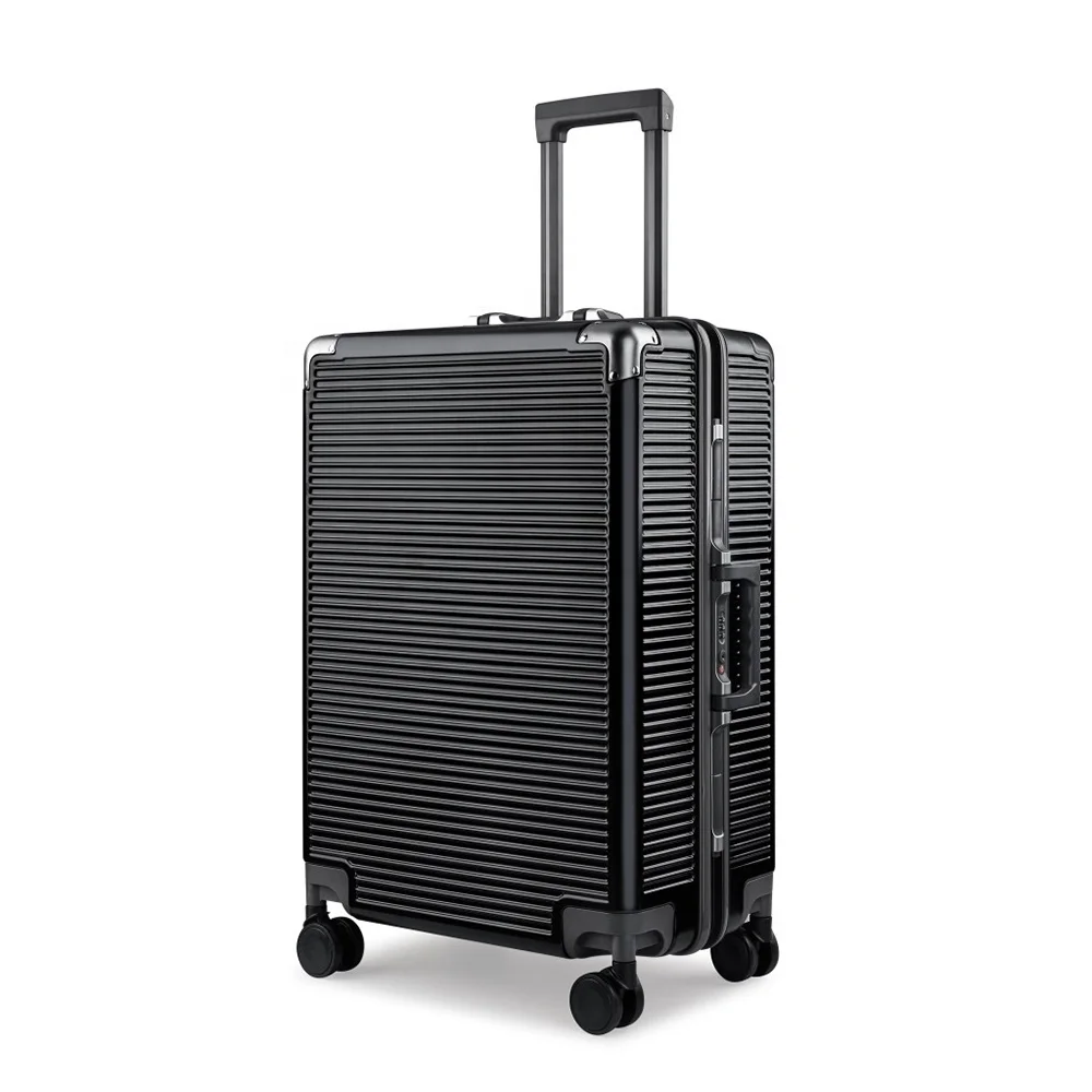 2020 New Kids PC Hard Shell Aluminum Frame Trolley Luggage For Business Travelling Trolley Bags Suitcase