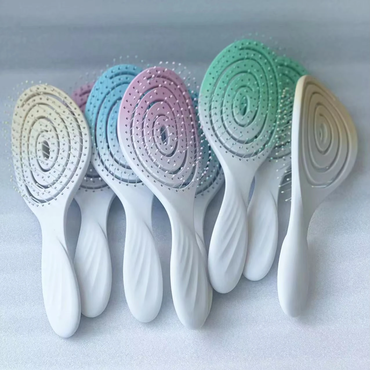 Hairbrush Custom Logo Dry and Wet Hair Brush Detangling Hair Brush For Scalp Massage Nylon Boar Bristle Hair Extensions Brush