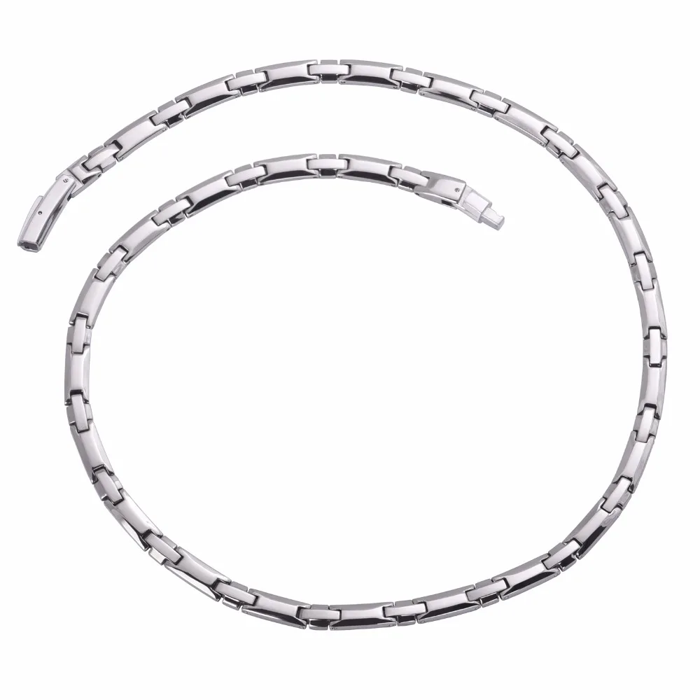 Fashion Jewelry Titanium Magnetic Metal Germanium Necklace In Stock