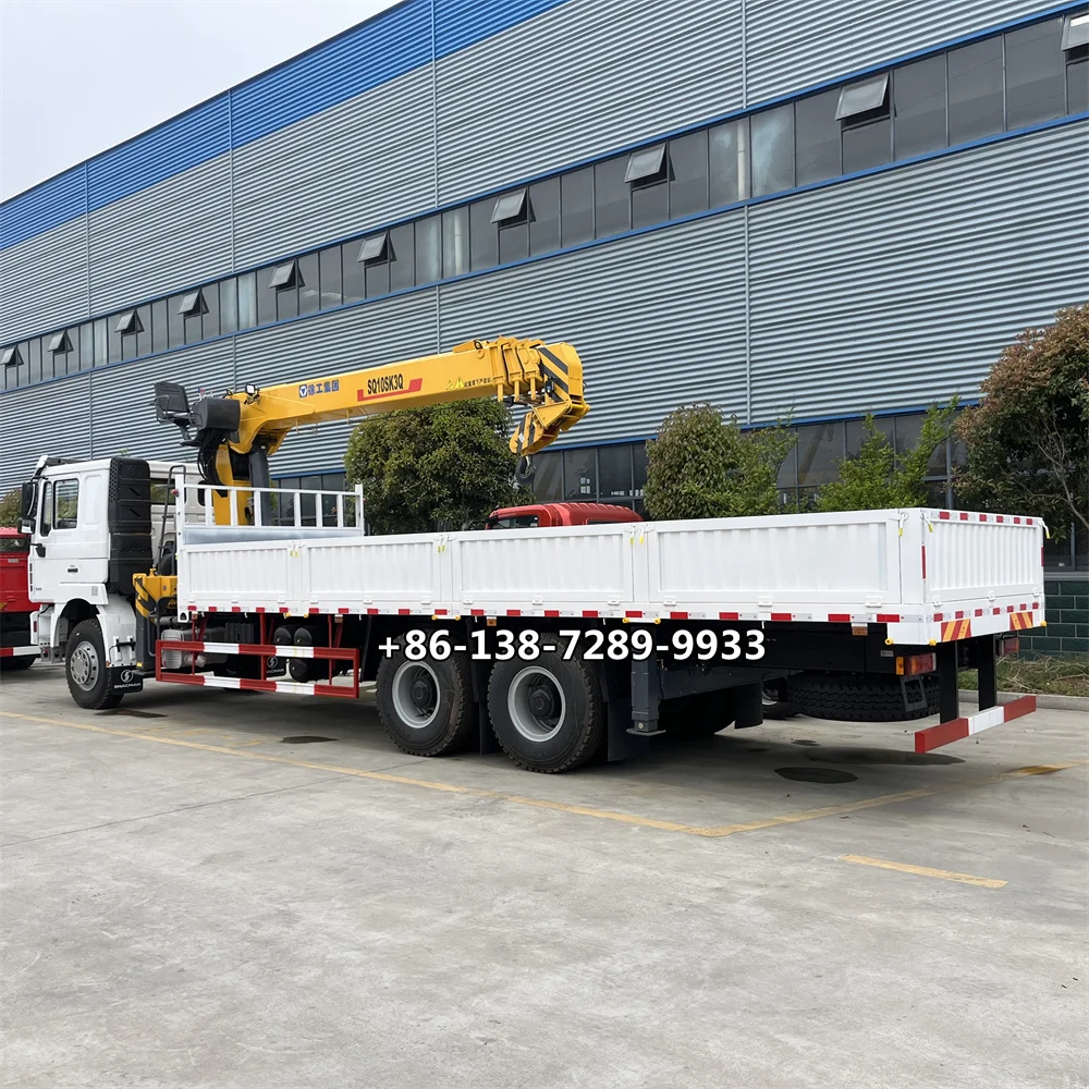 Shacman 10tons 12ton 14ton 16tons Multi-functional Special timber grab Truck Mounted crane timber scrap crane