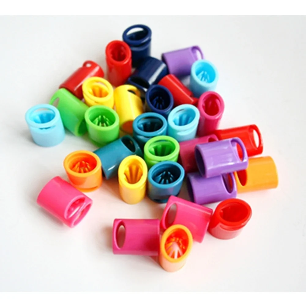 Прочная одноразовая односторонняя круглая пластиковая застежка с зубцами внутри