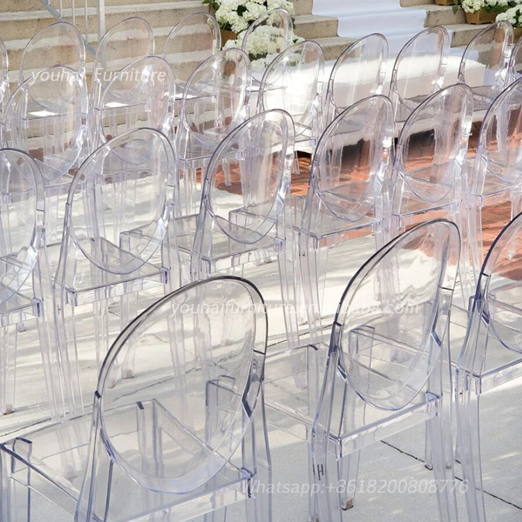 
Factory directly sell the events acrylic clear ghost chair 