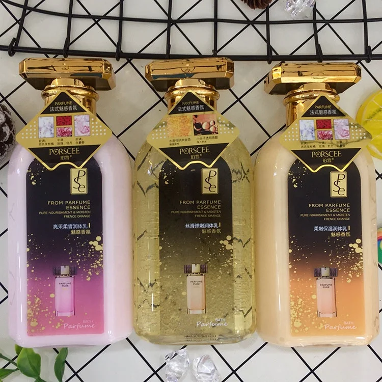 
PORSCEE Elegant Gold Body Lotion Moisturizing Lightening Body Lotion 300ml Glitter Gold Body Lotion 