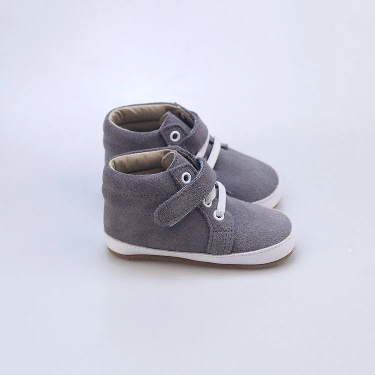 Factory Wholesale Infant Shoes Genuine Leather Toddler Soft Baby Booties