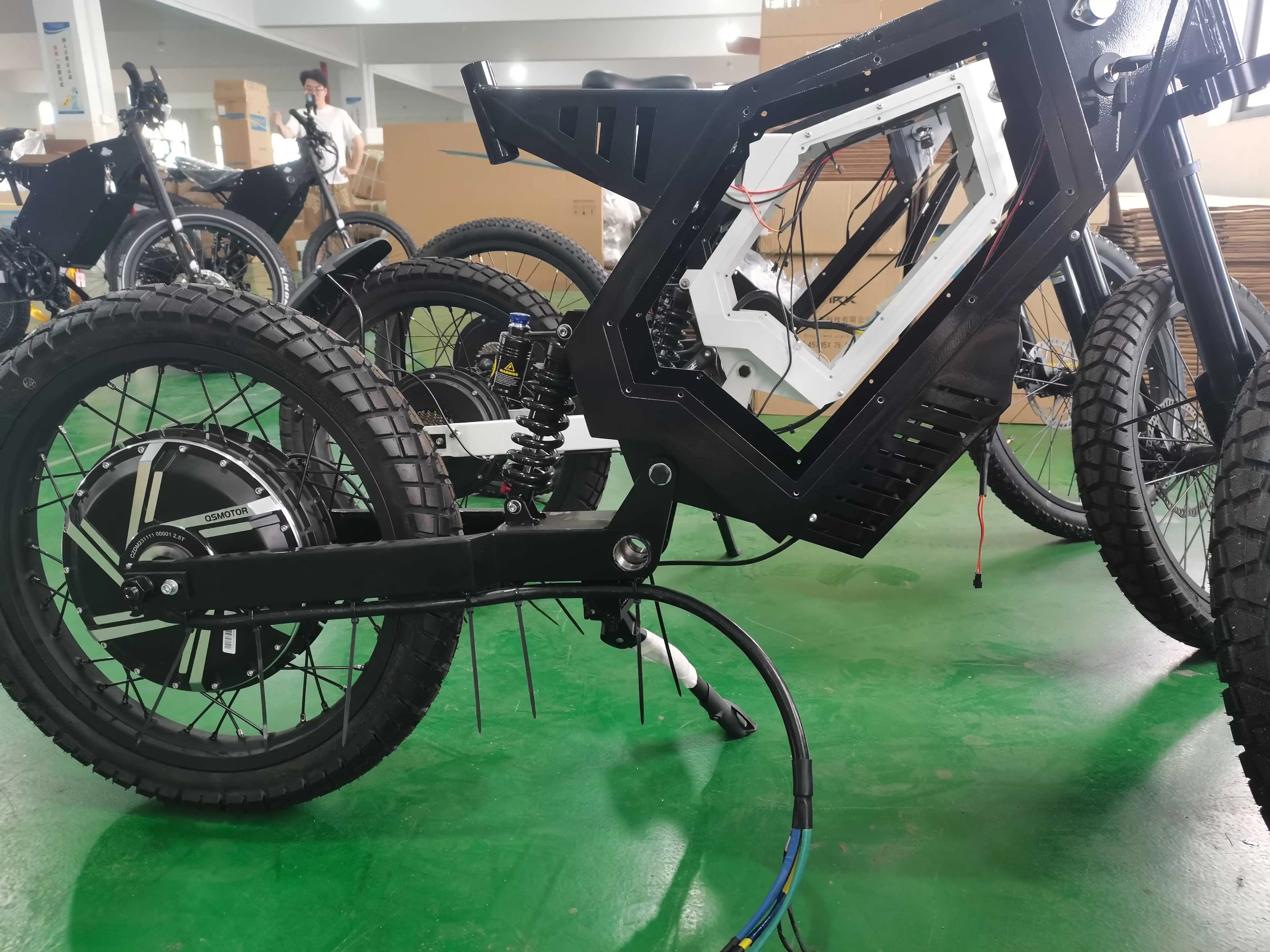 Электрический велосипед DIY бесщеточный ступичный мотор QS273 V3 V4 50H 8000 ватт 2024 самый популярный задний