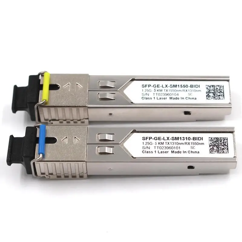 SC SFP Module Single Fiber Optical Transceiver Gigabit Fiber Sfp Switch Module 3-80Km Compatible With Cisco Switch