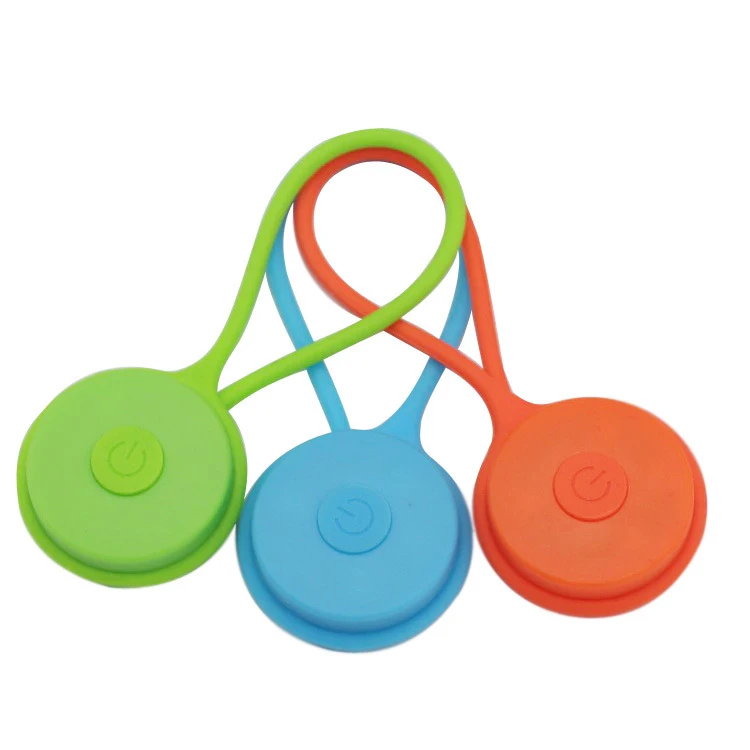 Night Sport Running Cycling Backpack Safety Warning Led Silicone Bag Light